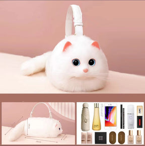 Women's Cute Handmade Cat Doll Bag