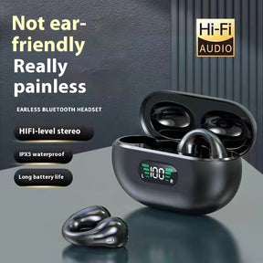 Clip Ear Sports Bluetooth Headset Wireless Music Binaural